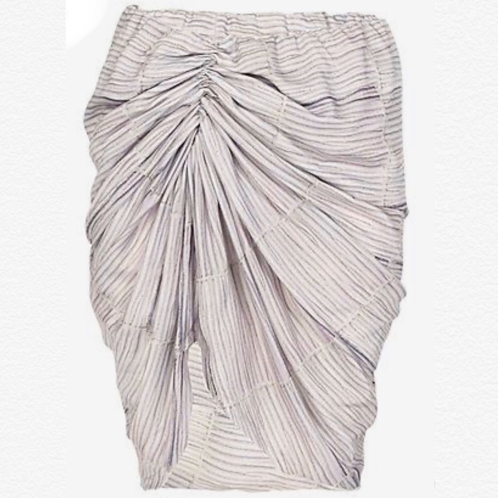 NWT See by Chloe Assymetrical Layered Ruched Skirt